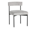 SUNPAN Seneca Dining Chair Black Polo Club Stone SET OF TWO 106513