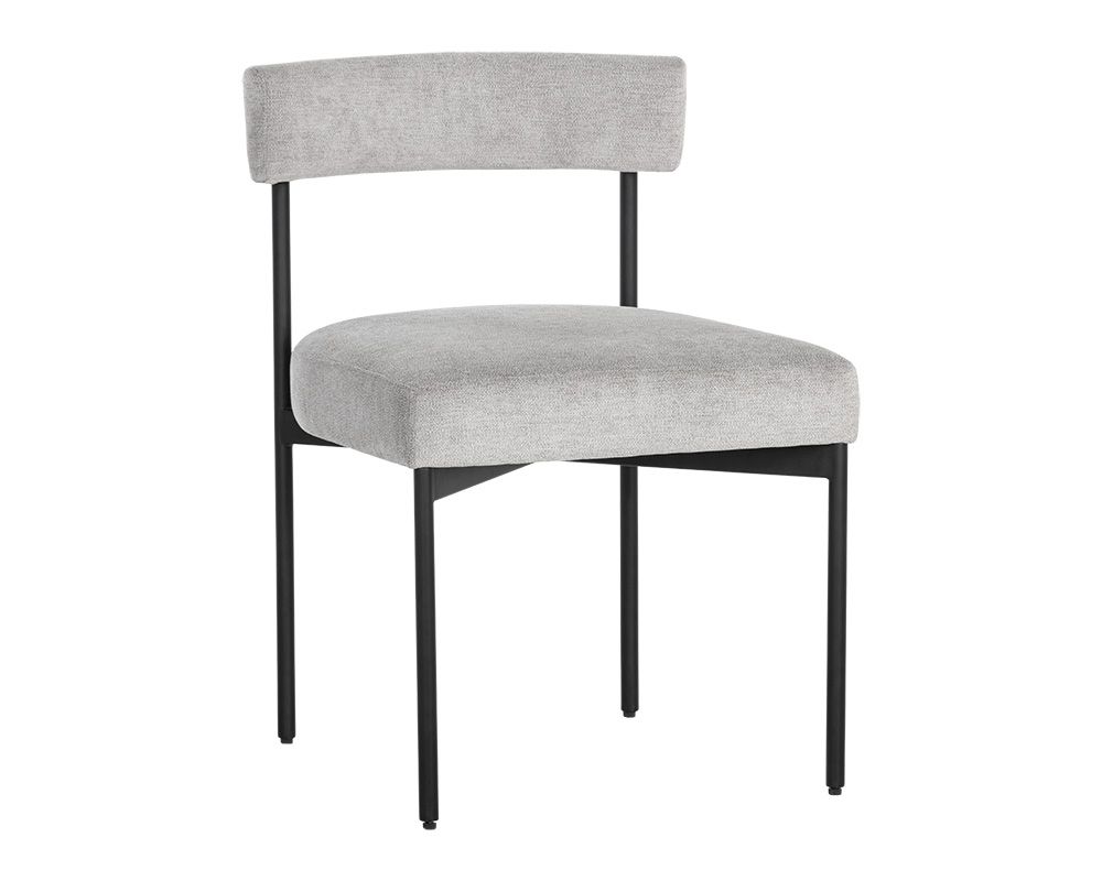 SUNPAN Seneca Dining Chair Black Polo Club Stone SET OF TWO 106513
