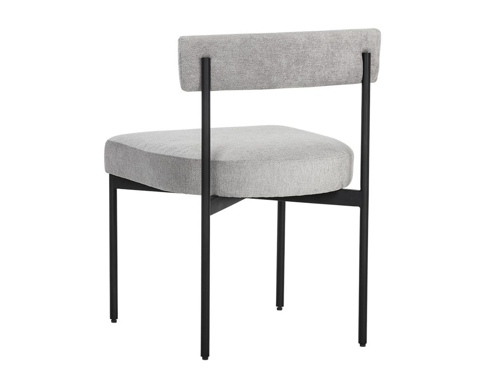 SUNPAN Seneca Dining Chair Black Polo Club Stone SET OF TWO 106513