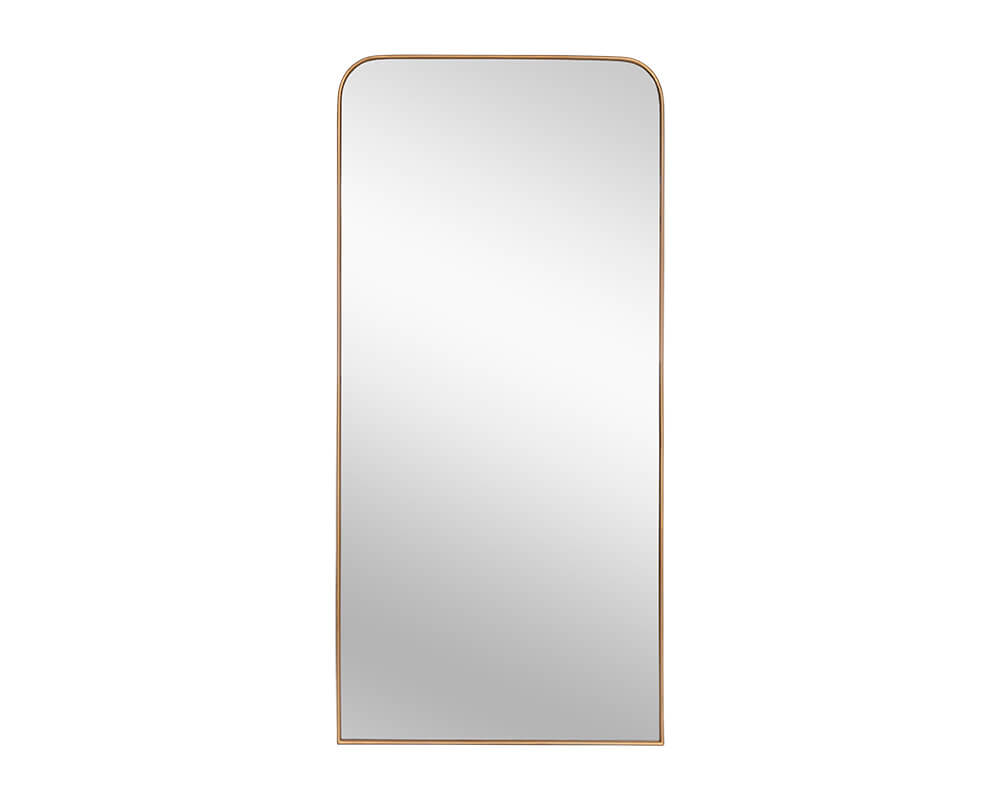 SUNPAN Calabasas Floor Mirror - Brass 106554