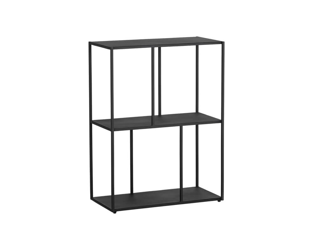 SUNPAN Eiffel Low Bookcase Small - Black 106599