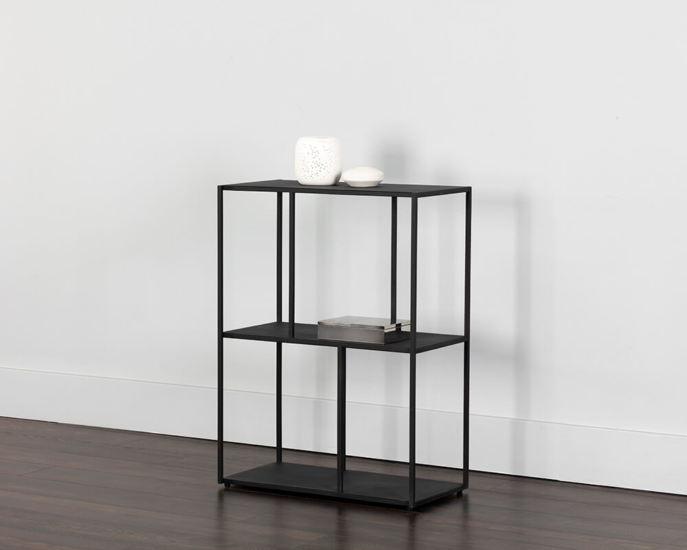 SUNPAN Eiffel Low Bookcase Small - Black 106599