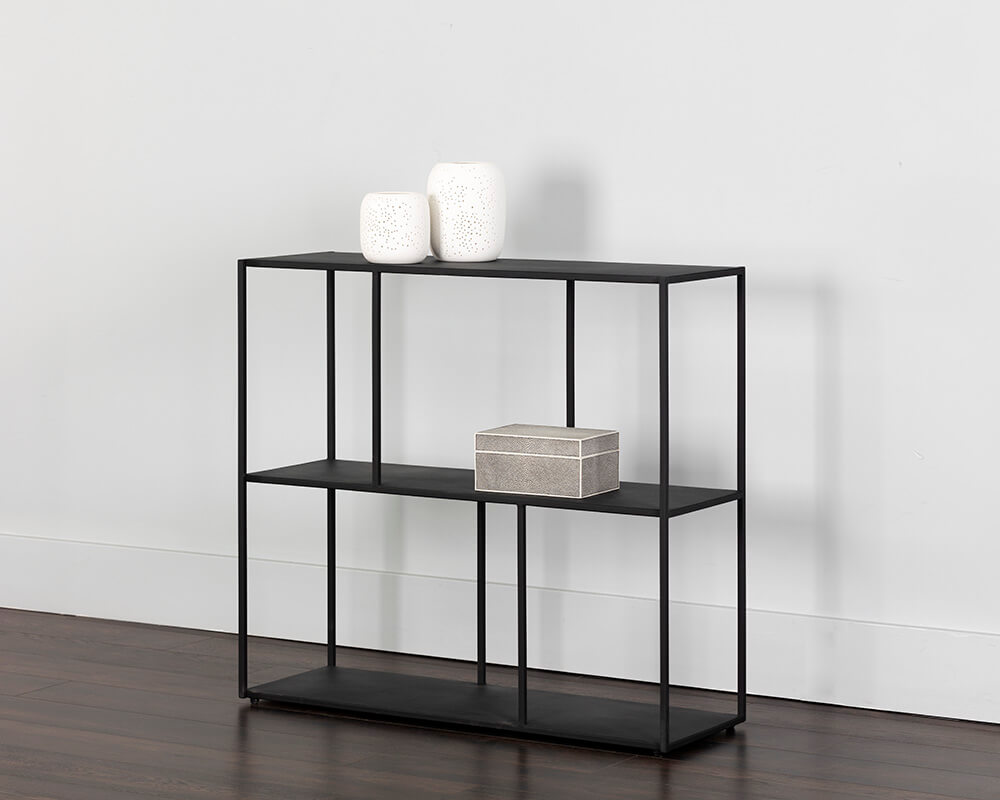 SUNPAN Eiffel Low Bookcase Medium - Black 106601