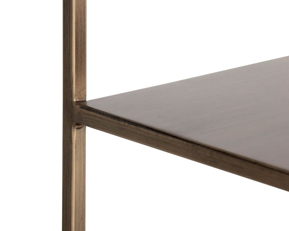 SUNPAN Eiffel Low Bookcase Medium - Antique Brass 106602