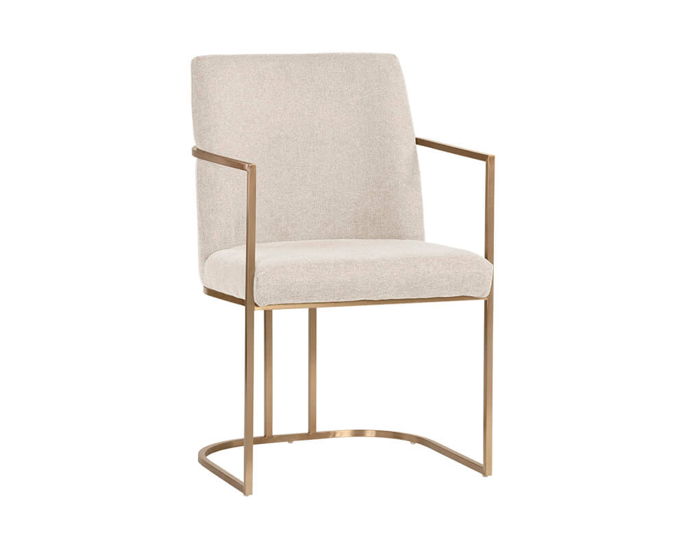 SUNPAN Rayla Dining Armchair - Belfast Oatmeal 106727