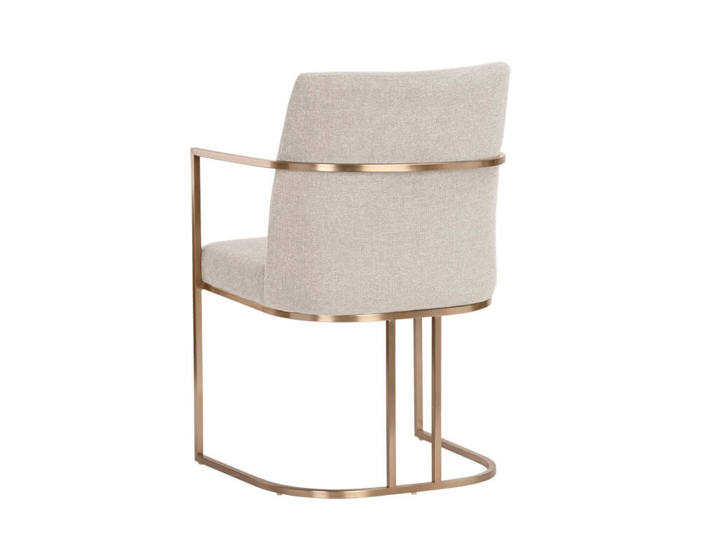 SUNPAN Rayla Dining Armchair - Belfast Oatmeal 106727