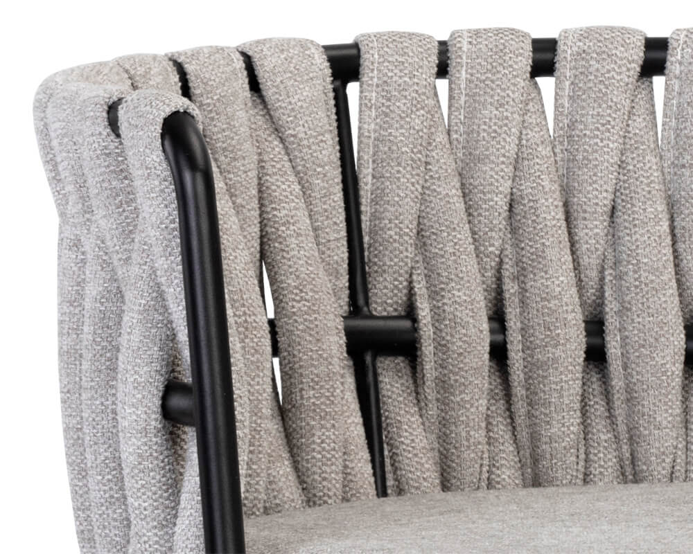 SUNPAN Sarai Dining Armchair - Belfast Heather Grey 106187