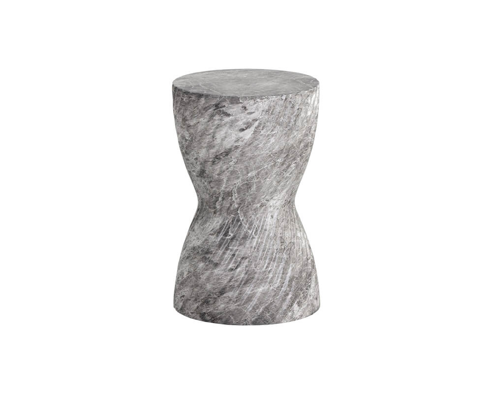 SUNPAN Cara End Table Marble Look - Grey 106775