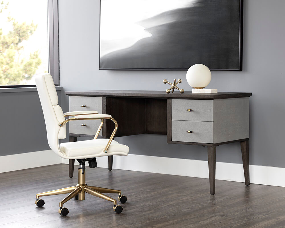 SUNPAN Kleo Office Chair - Snow 106655