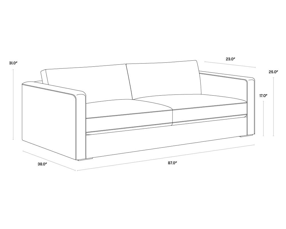 SUNPAN Adrian Sofa - Liv Wicker 106707