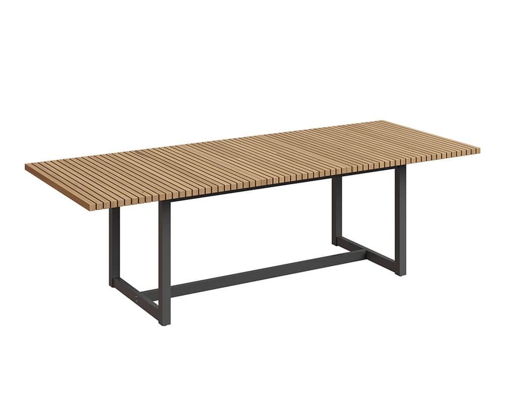 SUNPAN Geneve Extension Dining Table - Natural - 80" To 104" 109494