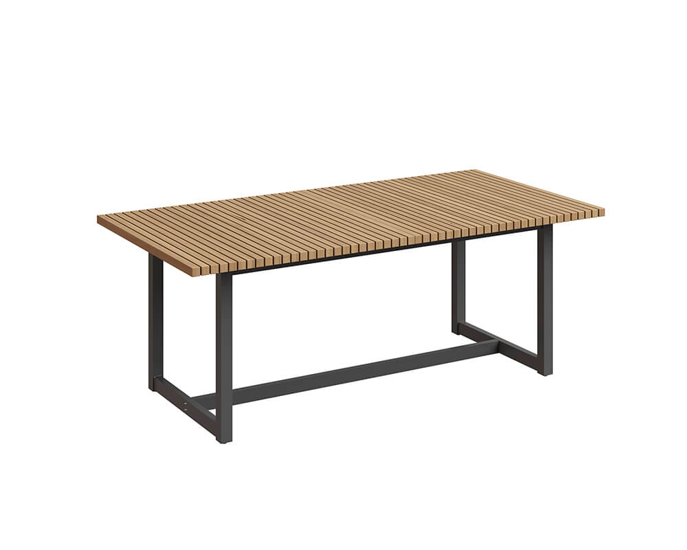 SUNPAN Geneve Extension Dining Table - Natural - 80" To 104" 109494