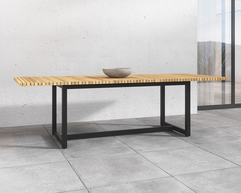 SUNPAN Geneve Extension Dining Table - Natural - 80" To 104" 109494