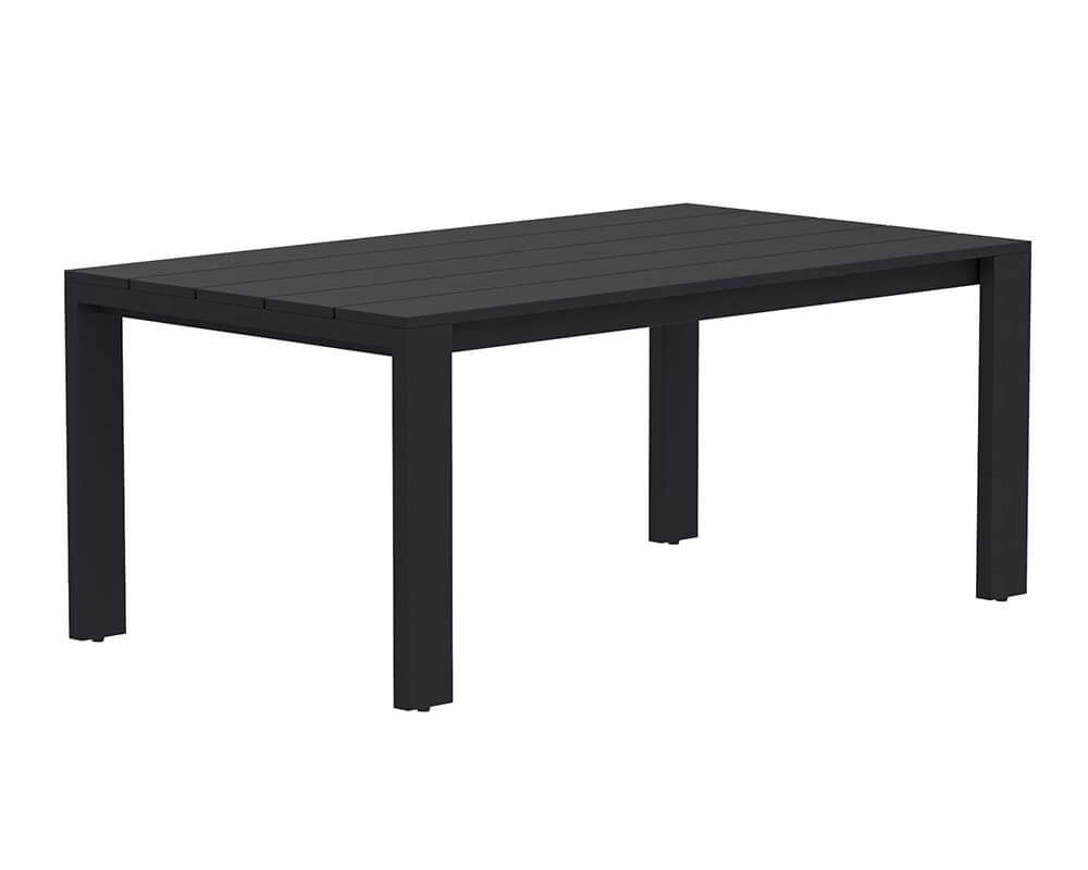 SUNPAN Lucerne Dining Table - Sterling Black - 70" 109502