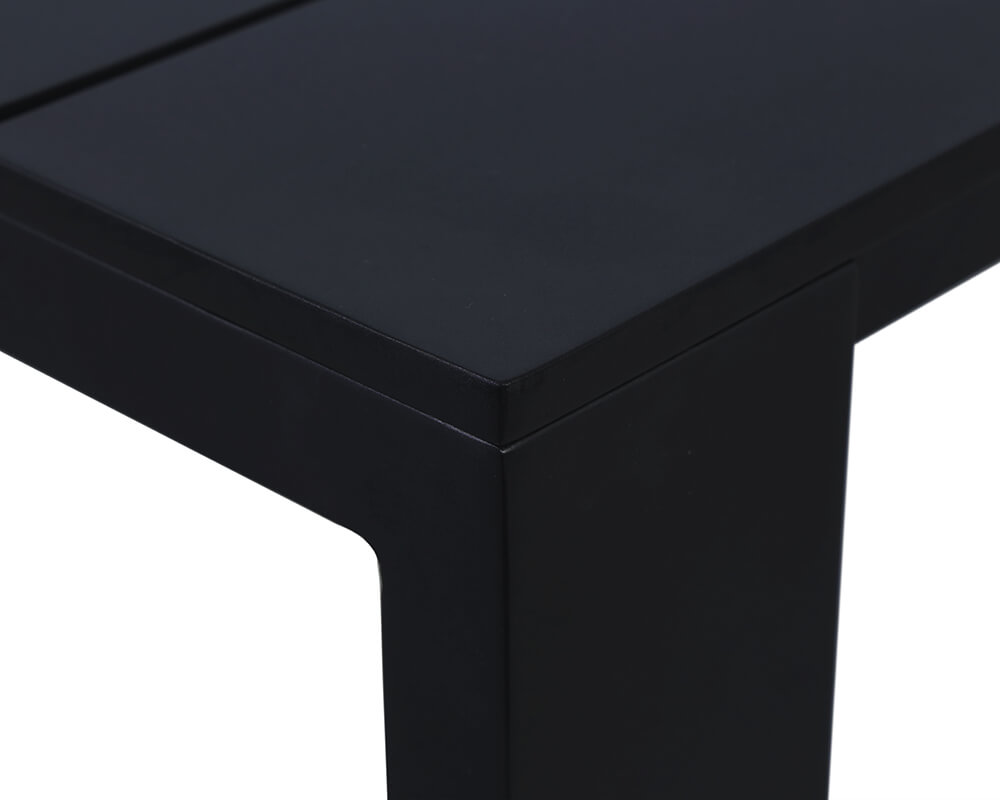 SUNPAN Lucerne Dining Table - Sterling Black - 70" 109502