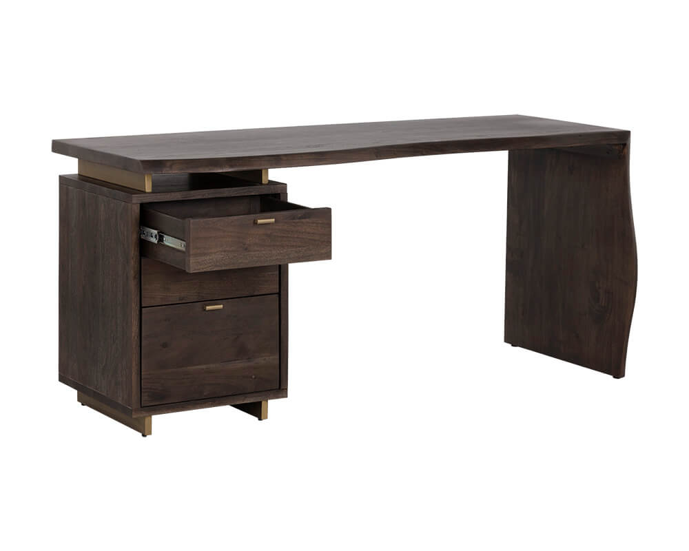 SUNPAN LEWIS DARK BROWN DESK 112714