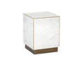 SUNPAN Daines End Table - White Marble 107023