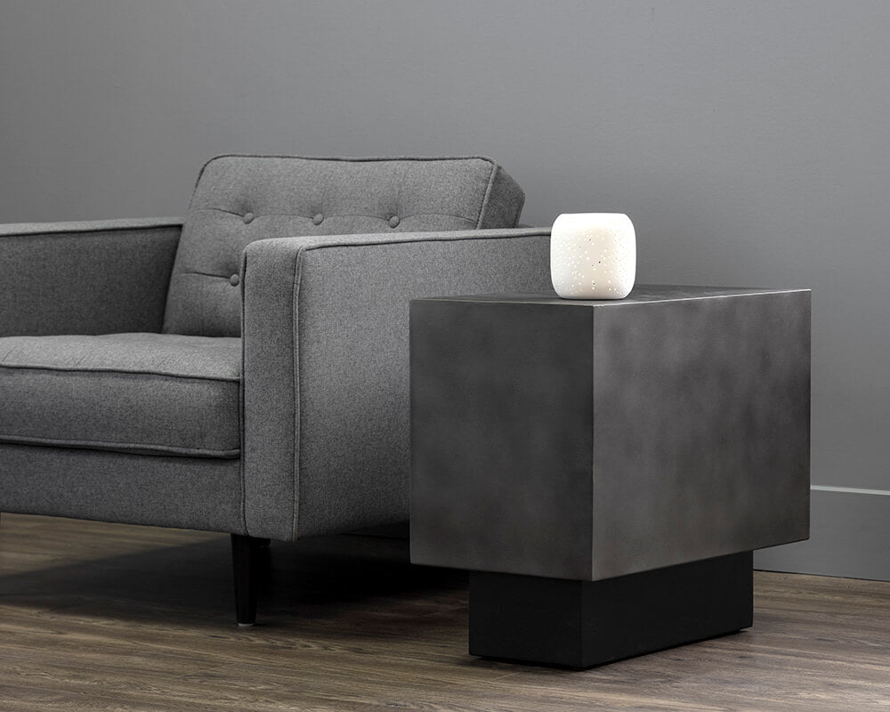 SUNPAN Blakely End Table - Gunmetal 107079