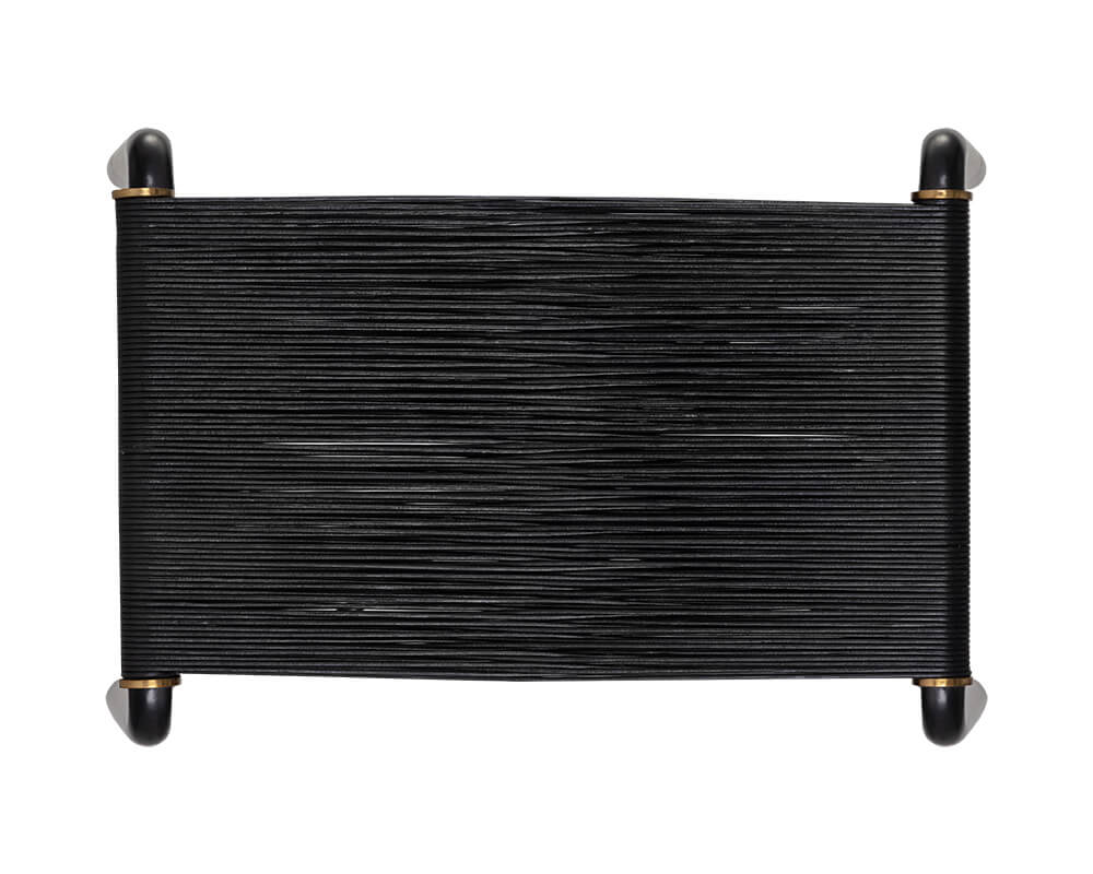 SUNPAN Riz Stool - Black Leather 107086