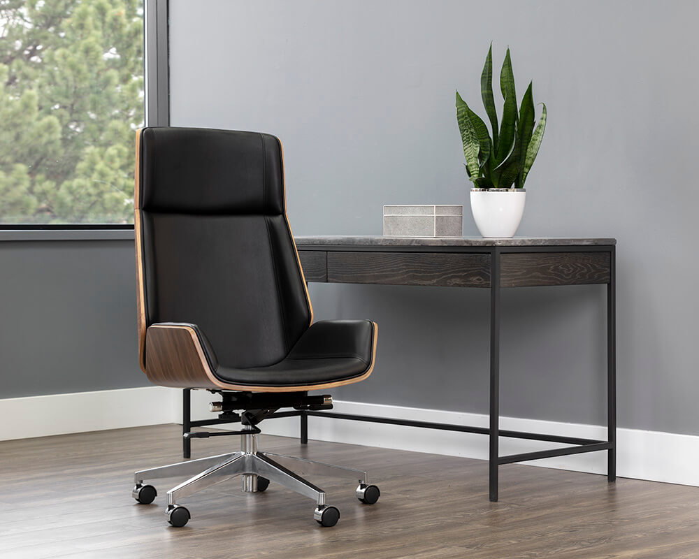 SUNPAN Rhett Office Chair - Dillon Black 111903