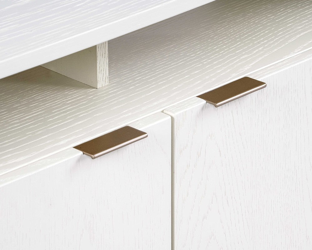 SUNPAN Ambrose Modular Media Stand - Champagne Gold - Cream 107172