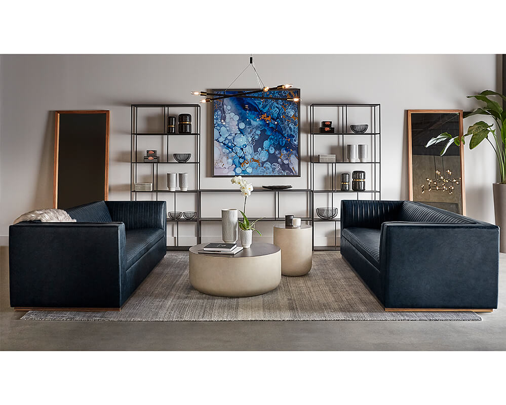 SUNPAN Diaz End Table Grey - Wood Grain Brown 107197