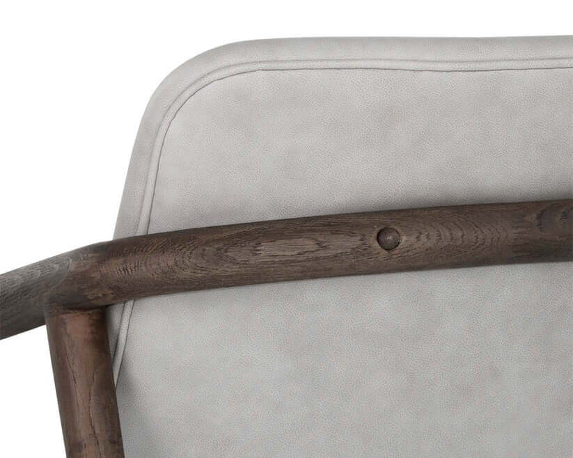 Sunpan Cinelli Lounge Chair Saloon Light Grey  110539