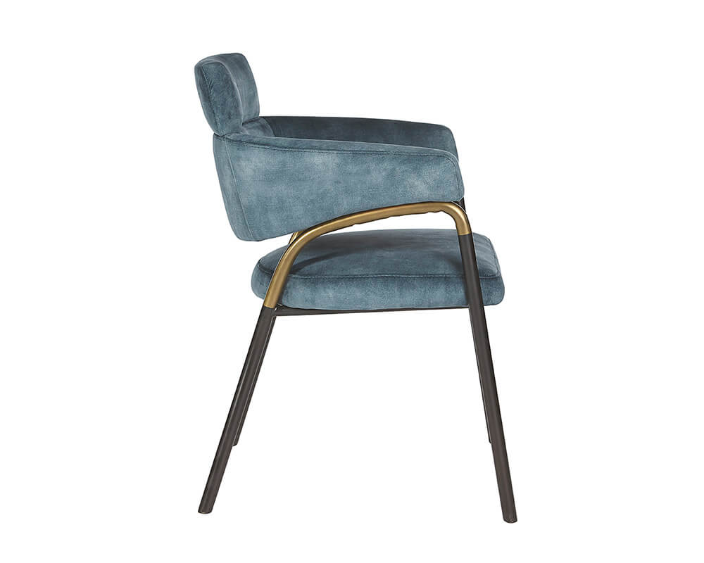 SUNPAN Sharqui Dining Armchair - Nono Petrol 107310