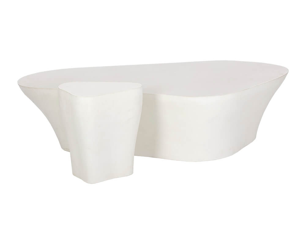 SUNPAN Dali End Table Small - White 107467
