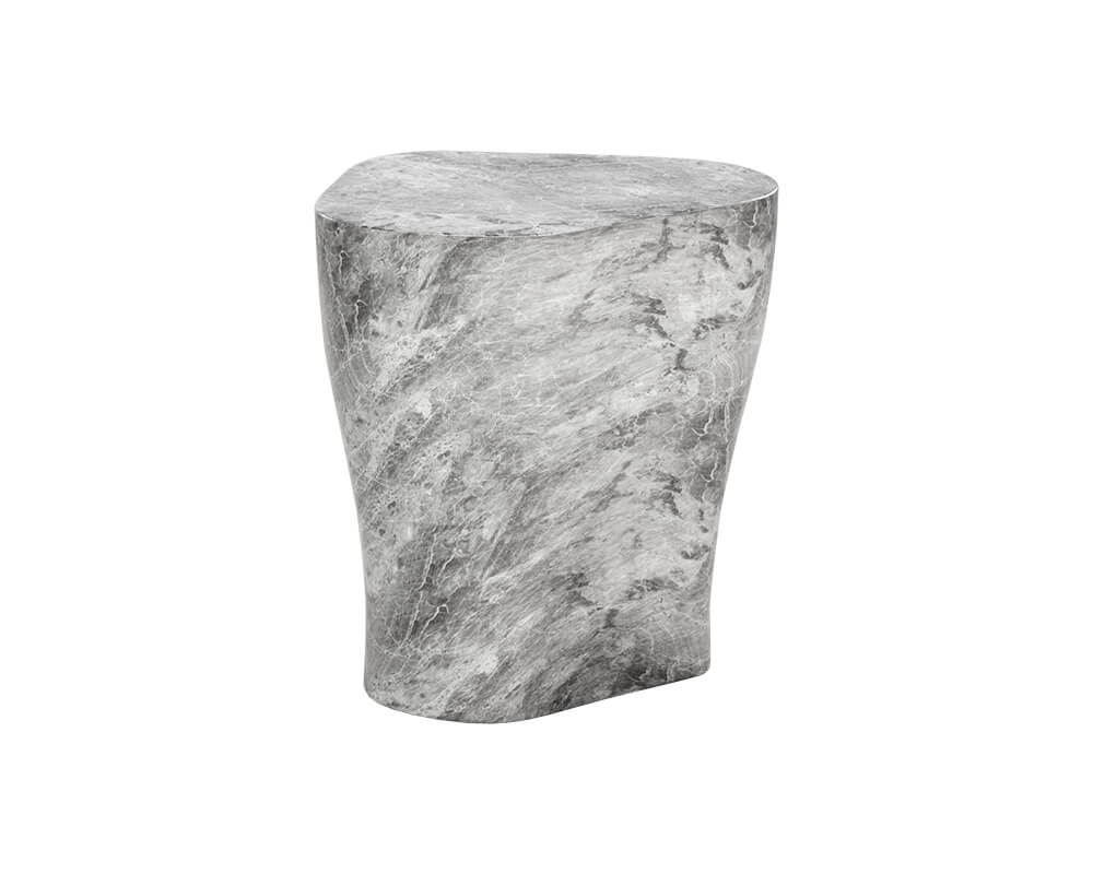 SUNPAN Dali End Table Large Marble Look - Grey 107468