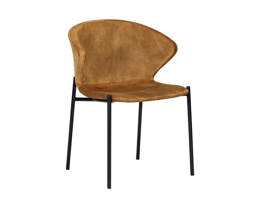 SUNPAN Eric Dining Chair - Nono Tapenade Gold SET OF TWO 107513