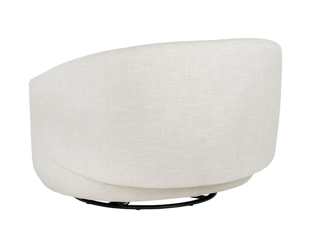 SUNPAN Walsh Swivel Lounge Chair Effie Linen 107527