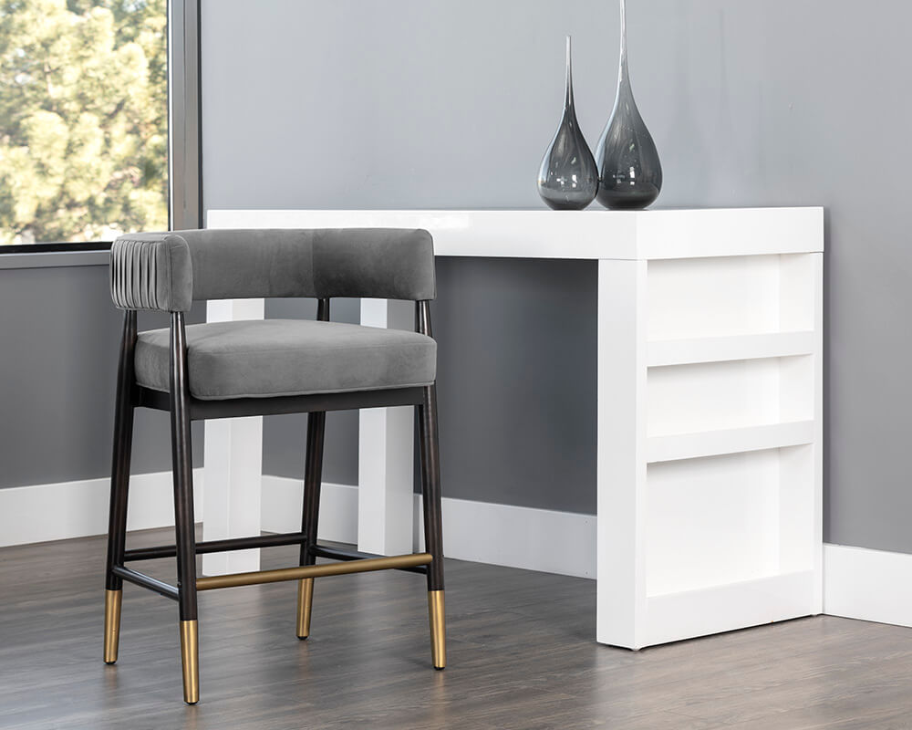 SUNPAN Callem Counter Stool - Antonio Charcoal 107537