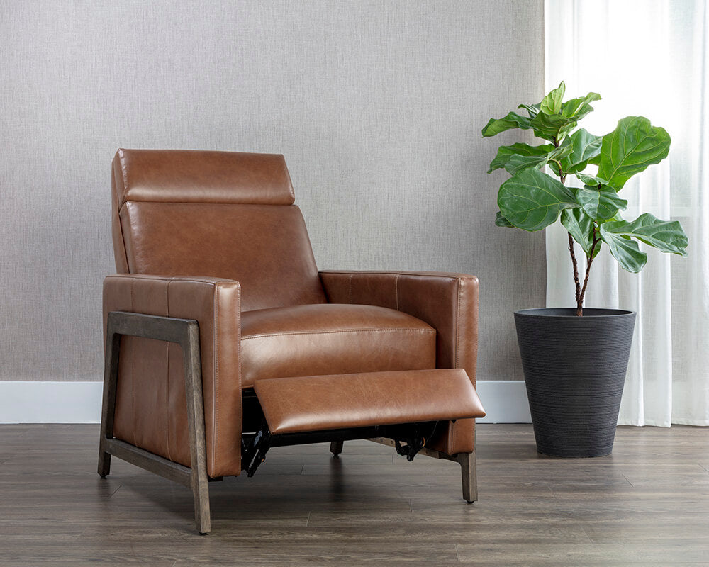 SUNPAN Brandon Recliner - Shalimar Tobacco Leather 110511