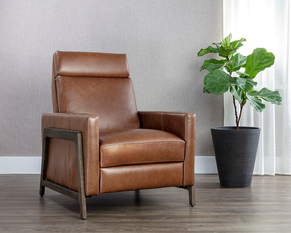 SUNPAN Brandon Recliner - Shalimar Tobacco Leather 110511