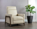 SUNPAN Brandon Recliner - Astoria Cream Leather 107539