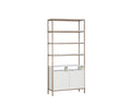 SUNPAN Ambrose Modular Bookcase - Large - Champagne Gold - Cream 107644