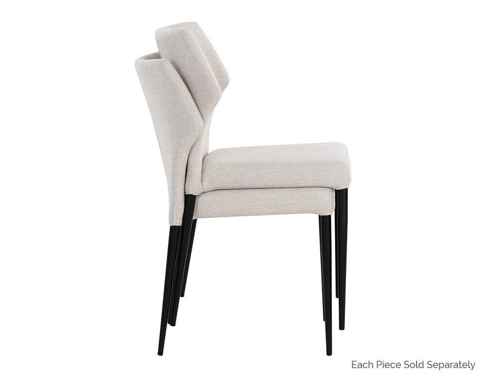 SUNPAN James Stackable Dining Chair - City Beige SET OF TWO 107682