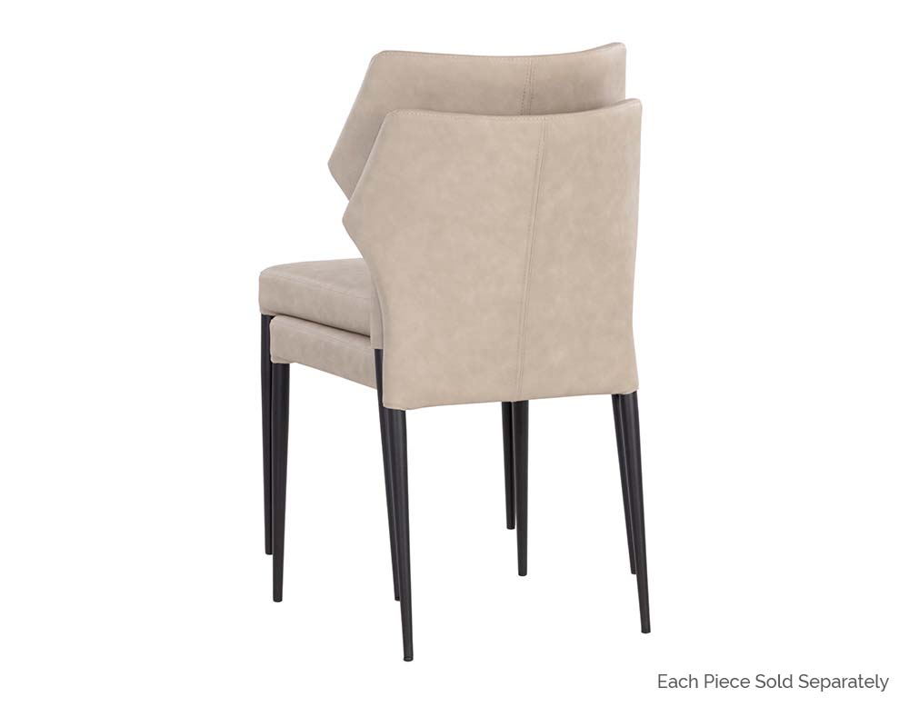 SUNPAN JAMES STACKABLE DINING CHAIR - BOUNCE STONE SET OF TWO 107683
