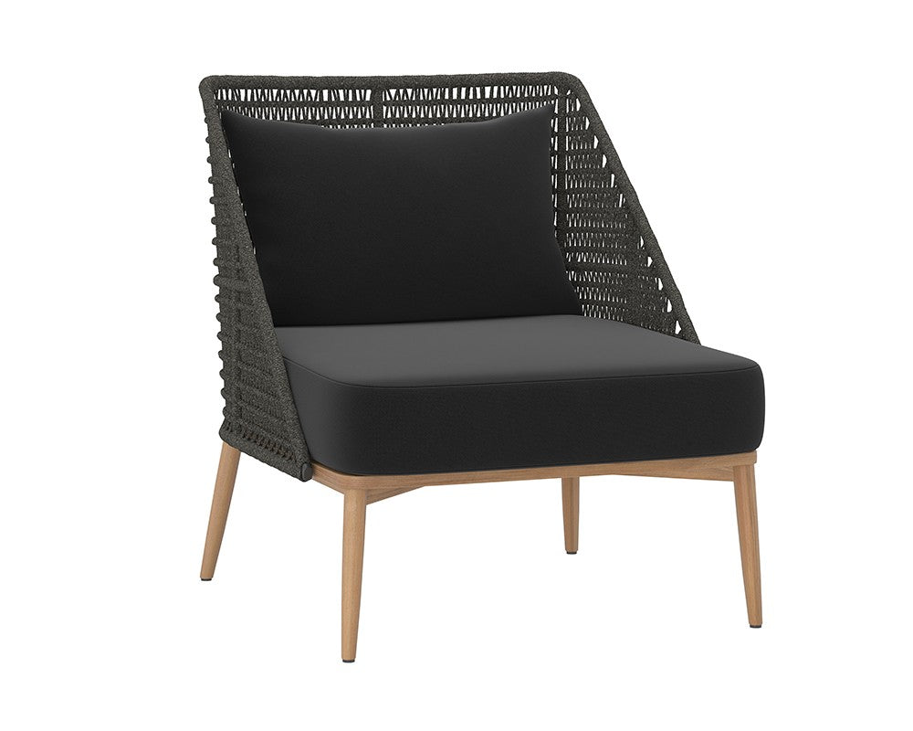 SUNPAN Andria Lounge Chair - Dark Grey - Regency Black 110962