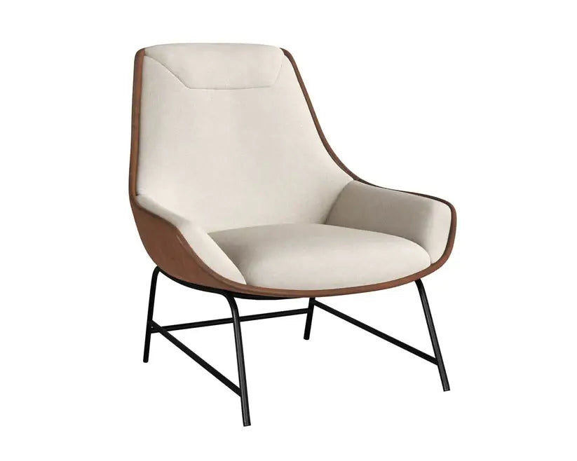 Sunpan Lucier Lounge Chair Belfast Oatmeal 111904