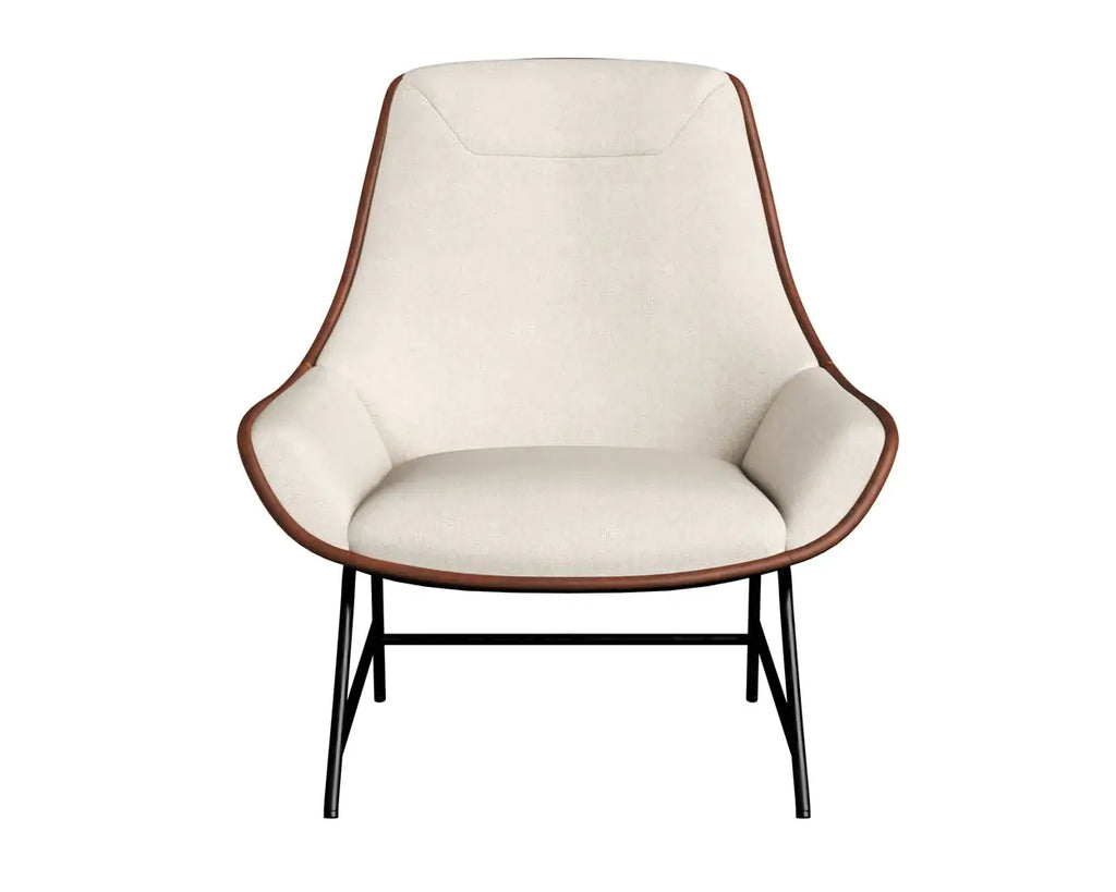 Sunpan Lucier Lounge Chair Belfast Oatmeal 111904