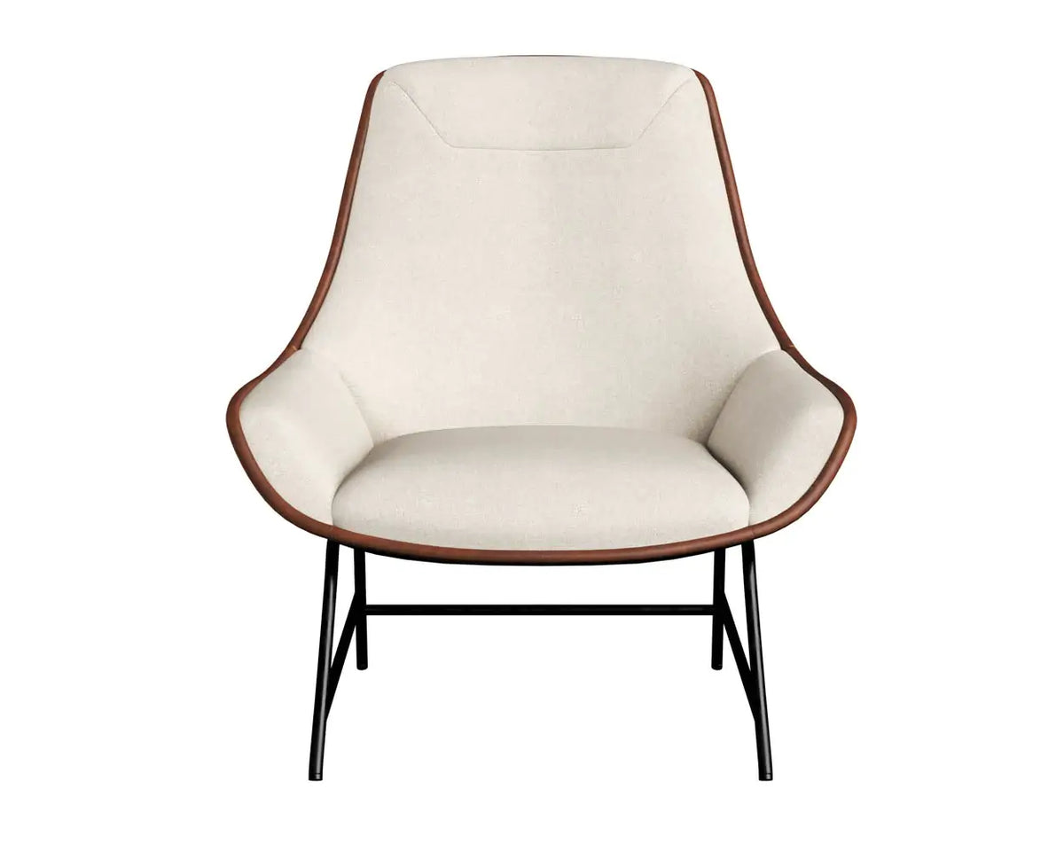 Sunpan Lucier Lounge Chair Belfast Oatmeal 111904