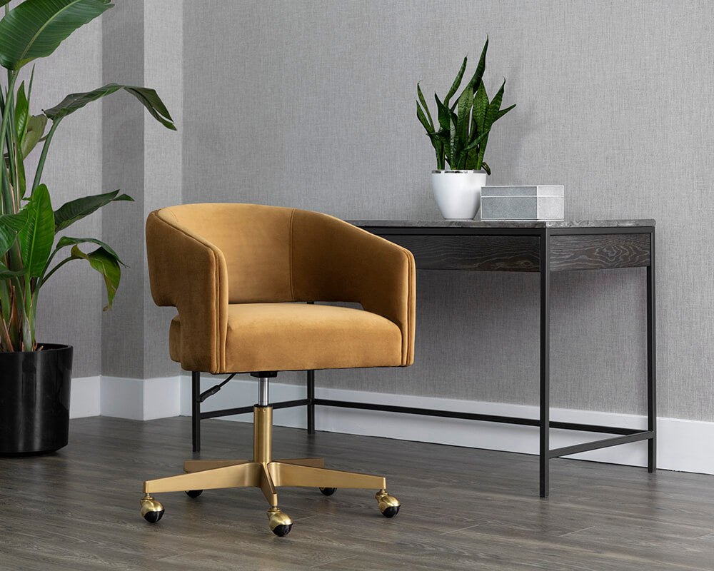 SUNPAN Claren Office Chair - Gold Sky 107852