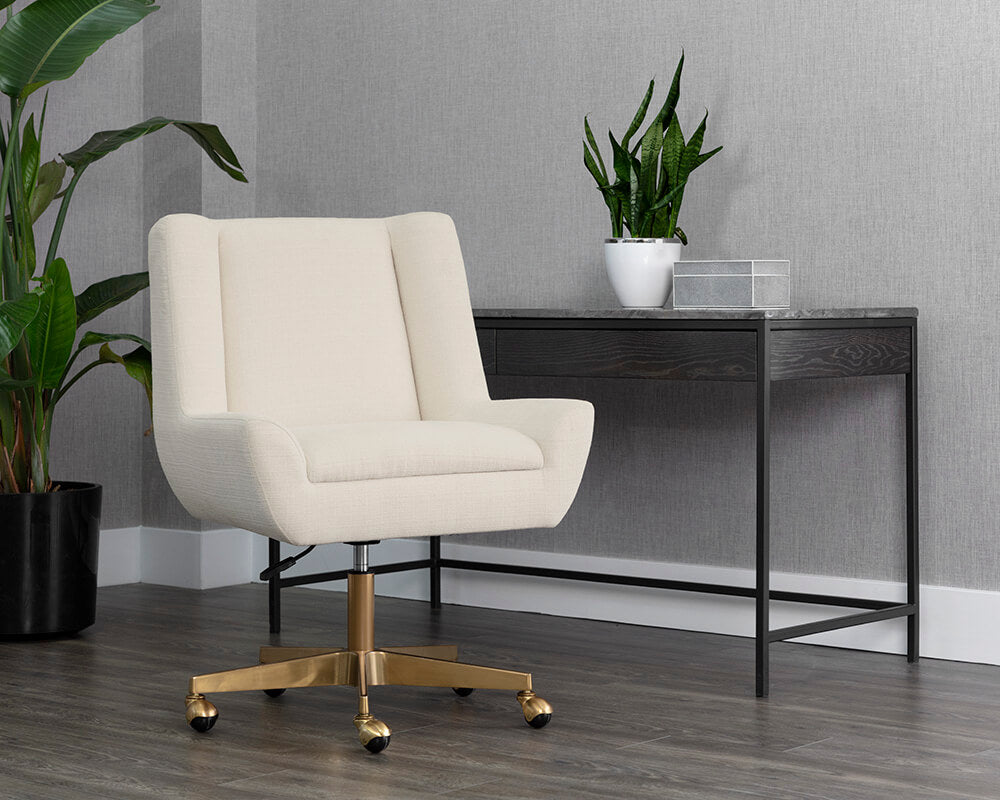 SUNPAN Mirian Office Chair - Zenith Alabaster 107855