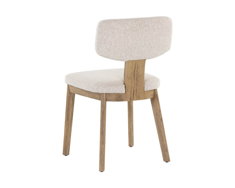 SUNPAN Rickett Dining Chair - Weathered Oak - Dove Cream SET OF TWO 107883