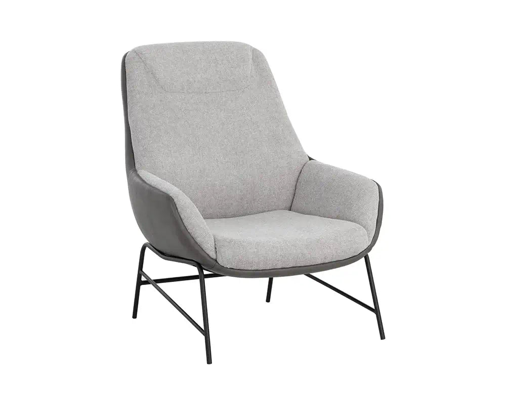 Sunpan Lucier Lounge Chair Heather Grey 111970