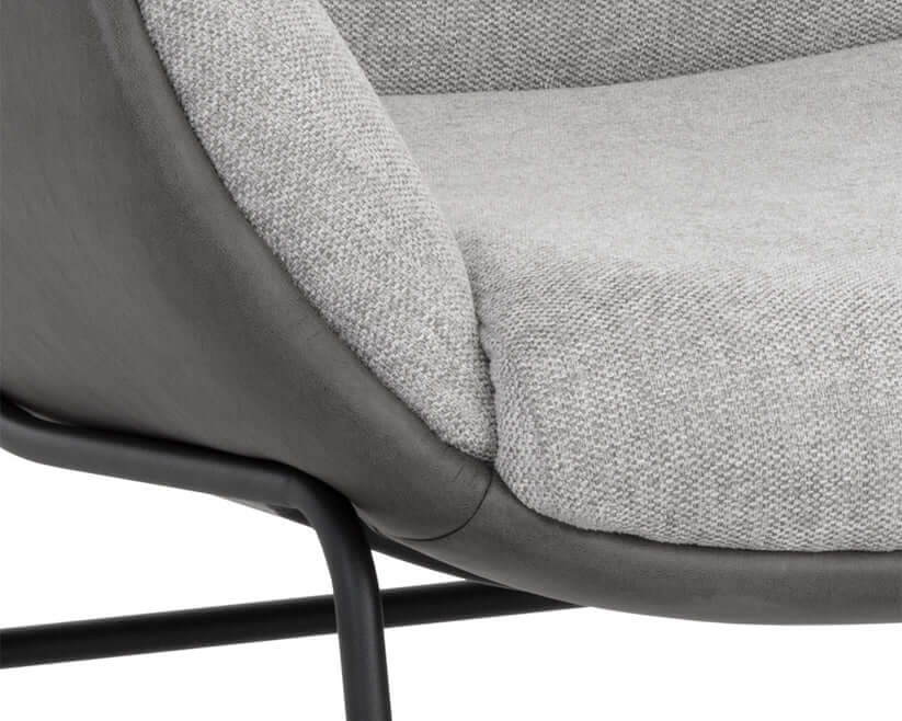 Sunpan Lucier Lounge Chair Heather Grey 111970
