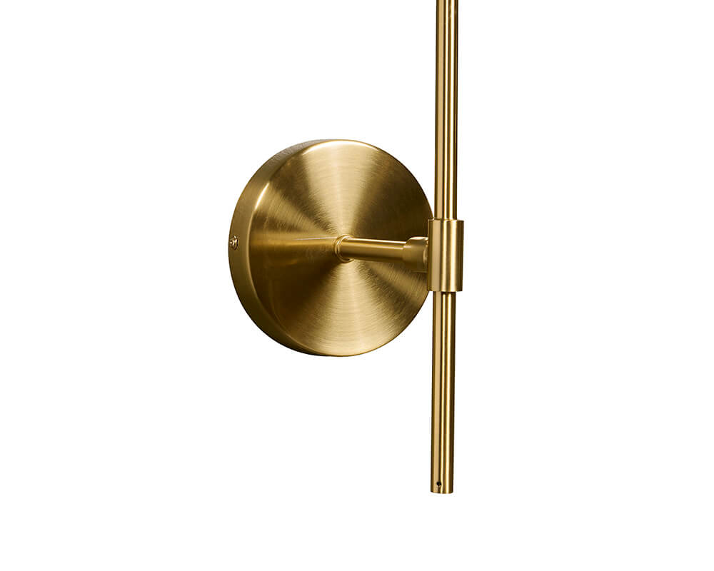 SUNPAN Izora Sconce Brass Smoke Grey Ombre 107922
