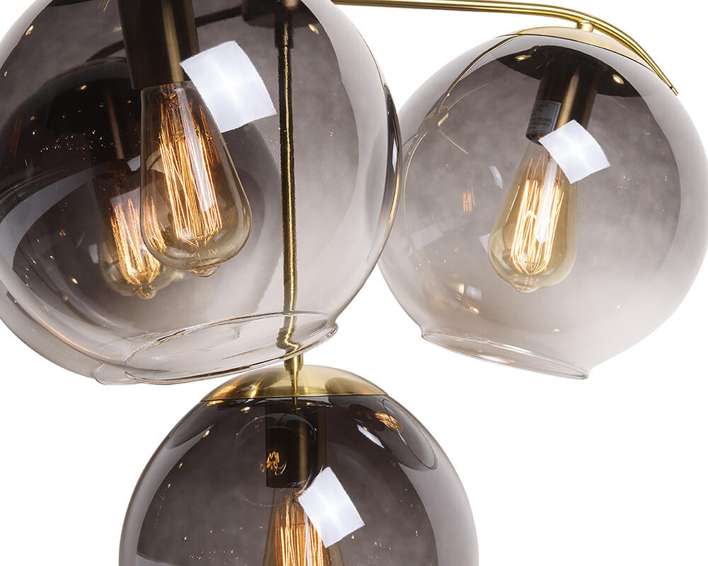SUNPAN Kamara Chandelier Brass 107924